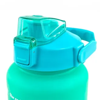 Motivační sportovní láhev 3v1, 2000 ml + 900 ml + 300 ml