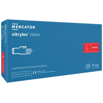 NITRYLEX CLASSIC - Nitrilové rukavice (bez pudru) modré, nesterilní - 100 ks NITRYLEX CLASSIC - Nitrilové rukavice (bez pudru) modré, nesterilní - 100 ks