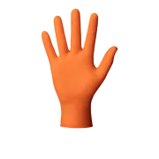 MERCATOR® GOGRIP - Nitrilové rukavice, bez pudru, 50 ks, oranžové