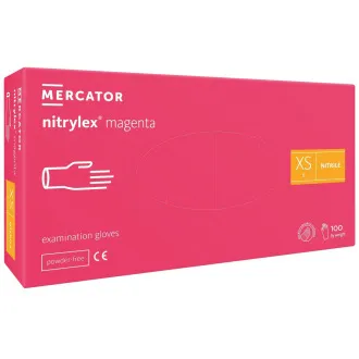 NITRYLEX MAGENTA - Nitrilové rukavice (bez pudru), 100 ks NITRYLEX MAGENTA - Nitrilové rukavice (bez pudru), 100 ks