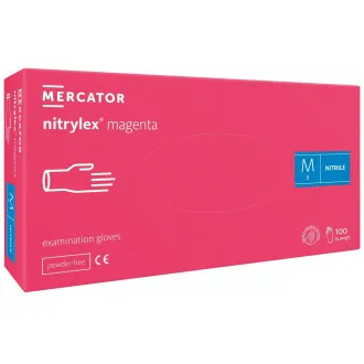NITRYLEX MAGENTA - Nitrilové rukavice (bez pudru), 100 ks NITRYLEX MAGENTA - Nitrilové rukavice (bez pudru), 100 ks