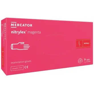 NITRYLEX MAGENTA - Nitrilové rukavice (bez pudru), 100 ks NITRYLEX MAGENTA - Nitrilové rukavice (bez pudru), 100 ks