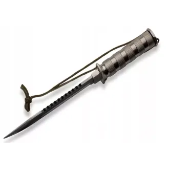 Taktický nůž MILITARY FINKA SURVIVAL 35 cm černý/stříbrný