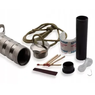 Taktický nůž MILITARY FINKA SURVIVAL 35 cm černý/stříbrný