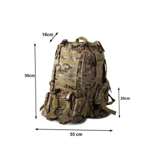 Maskáčový batoh Lynx, vojenská kamufláž - 48.5 l
