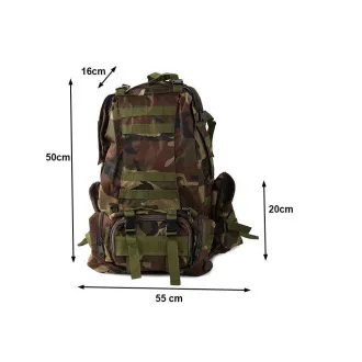 Maskáčový batoh Lynx, vojenská kamufláž - 48.5 l