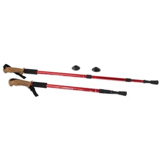 Trekingové hole Nordic Walking s ergonomickou, korkovou rukojetí, 135 cm, 2 ks Trekingové hole Nordic Walking s ergonomickou, korkovou rukojetí, 135 cm, 2 ks