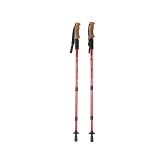 Trekingové hole Nordic Walking s ergonomickou, korkovou rukojetí, 135 cm, 2 ks Trekingové hole Nordic Walking s ergonomickou, korkovou rukojetí, 135 cm, 2 ks