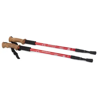 Trekingové hole Nordic Walking s ergonomickou, korkovou rukojetí, 135 cm, 2 ks Trekingové hole Nordic Walking s ergonomickou, korkovou rukojetí, 135 cm, 2 ks