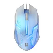 Defender Cyber MB-560L Myš drátová, bílá, 1200DPI