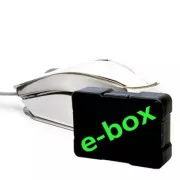 E-blue MOOD Myš drátová, stříbrná, 2400DPI, e-box