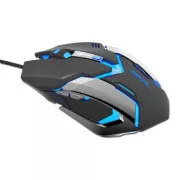 E-blue Auroza Gaming Myš drátová, černá, 4000DPI
