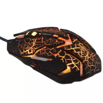 E-blue Auroza Gaming Myš drátová, černá, 4000DPI