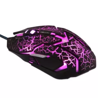 E-blue Auroza Gaming Myš drátová, černá, 4000DPI