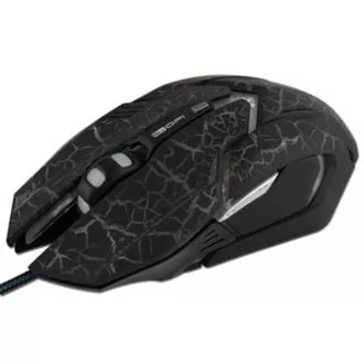 E-blue Auroza Gaming Myš drátová, černá, 4000DPI