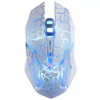 E-blue Auroza Gaming Myš drátová, bílá, 4000DPI, e-box E-blue Auroza Gaming Myš drátová, bílá, 4000DPI, e-box