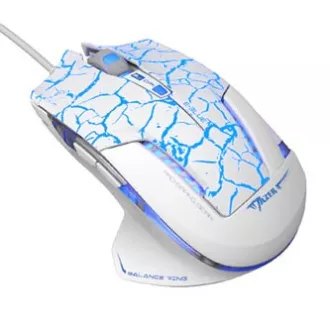 E-blue Mazer Pro Myš drátová, bílo-modrá, 2500DPI, e-box E-blue Mazer Pro Myš drátová, bílo-modrá, 2500DPI, e-box