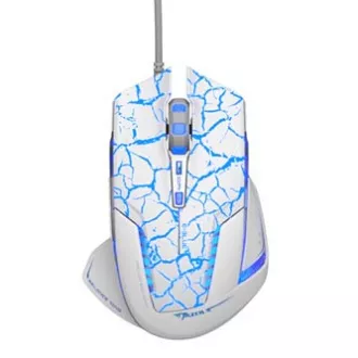 E-blue Mazer Pro Myš drátová, bílo-modrá, 2500DPI, e-box E-blue Mazer Pro Myš drátová, bílo-modrá, 2500DPI, e-box