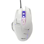 E-blue Mazer Myš drátová, bílá, 2500DPI