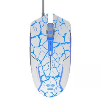 E-blue Cobra Myš drátová, bílo-modrá, 2500DPI, e-box E-blue Cobra Myš drátová, bílo-modrá, 2500DPI, e-box