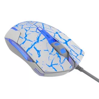 E-blue Cobra Myš drátová, bílo-modrá, 2500DPI, e-box E-blue Cobra Myš drátová, bílo-modrá, 2500DPI, e-box