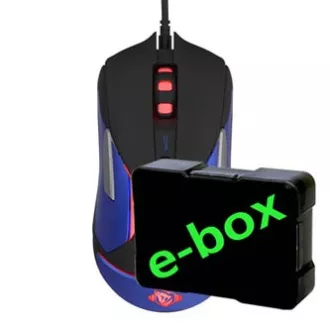 E-blue Auroza Gaming V2 Myš drátová, černá, 5000DPI, e-box E-blue Auroza Gaming V2 Myš drátová, černá, 5000DPI, e-box