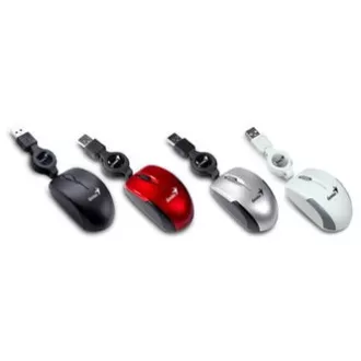 Genius Micro Traveler V2 Myš drátová, stříbrná, 1200DPI Genius Micro Traveler V2 Myš drátová, stříbrná, 1200DPI