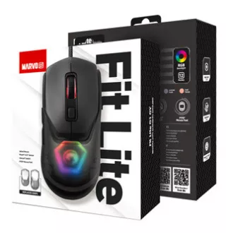 Marvo FIT LITE G1 Myš drátová, šedá, 12000DPI Marvo FIT LITE G1 Myš drátová, šedá, 12000DPI