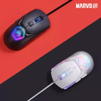 Marvo FIT LITE G1 Myš drátová, šedá, 12000DPI Marvo FIT LITE G1 Myš drátová, šedá, 12000DPI