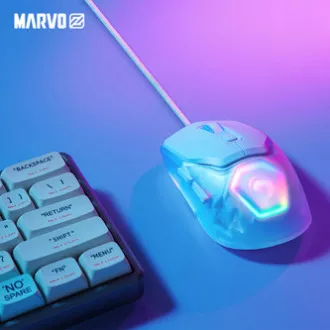 Marvo FIT LITE G1 Myš drátová, bílá, 12000DPI, + DáREK Marvo FIT LITE G1 Myš drátová, bílá, 12000DPI, + DáREK