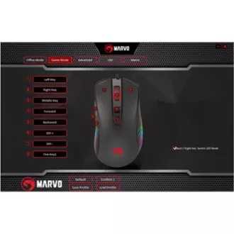 Marvo M519 Myš drátová, černá, 12000DPI