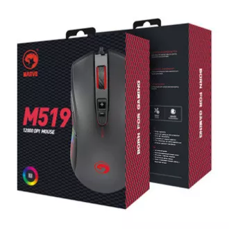 Marvo M519 Myš drátová, černá, 12000DPI