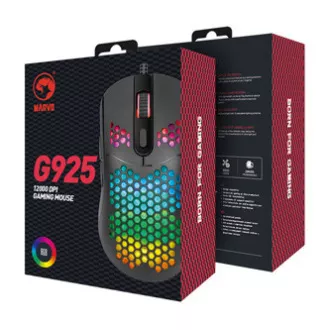 Marvo G925 Myš drátová, černá, 12000DPI Marvo G925 Myš drátová, černá, 12000DPI