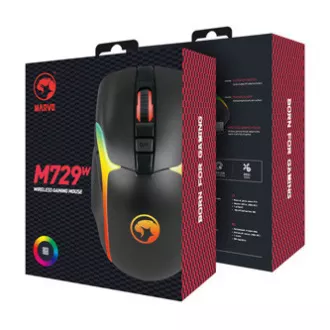 Marvo M729W PRO Myš bezdrátová, černá, 8000DPI Marvo M729W PRO Myš bezdrátová, černá, 8000DPI