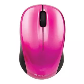 Myš bezdrátová, Verbatim Go Nano 49043, růžová, optická, 1600DPI Myš bezdrátová, Verbatim Go Nano 49043, růžová, optická, 1600DPI