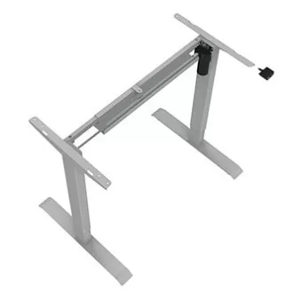 Pracovní stůl s elektricky nastavitelnou výškou 75x140cm, šedý, ergo Pracovní stůl s elektricky nastavitelnou výškou 75x140cm, šedý, ergo