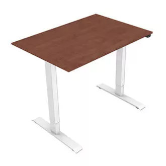 Pracovní stůl s elektricky nastavitelnou výškou 75x120cm, bílý, ergo Pracovní stůl s elektricky nastavitelnou výškou 75x120cm, bílý, ergo