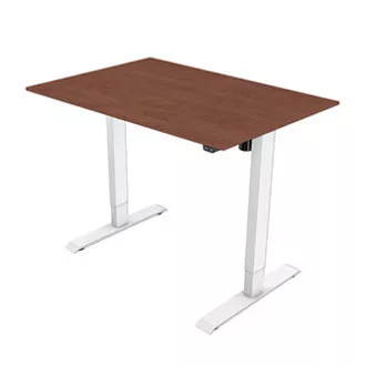 Pracovní stůl s elektricky nastavitelnou výškou 75x120cm, bílý, ergo Pracovní stůl s elektricky nastavitelnou výškou 75x120cm, bílý, ergo