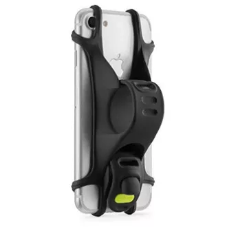 Držák mobilu Bone Bike Tie X, na kolo, nastavitelná velikost, černý, 4-6", silikon, k připevnění na řídítka, černá Držák mobilu Bone Bike Tie X, na kolo, nastavitelná velikost, černý, 4-6", silikon, k připevnění na řídítka, černá