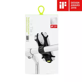 Držák mobilu Bone Bike Tie X, na kolo, nastavitelná velikost, černý, 4-6", silikon, k připevnění na řídítka, černá Držák mobilu Bone Bike Tie X, na kolo, nastavitelná velikost, černý, 4-6", silikon, k připevnění na řídítka, černá