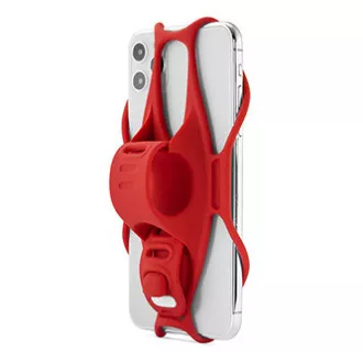 Držák mobilu Bone Bike Tie 3, na kolo, nastavitelná velikost, červený, 4.7-7.2", silikon, k připevnění na řídítka, červená Držák mobilu Bone Bike Tie 3, na kolo, nastavitelná velikost, červený, 4.7-7.2", silikon, k připevnění na řídítka, červená