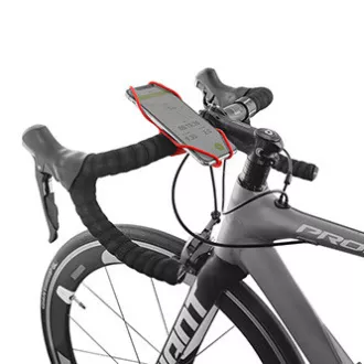 Držák mobilu Bone Bike Tie 3, na kolo, nastavitelná velikost, červený, 4.7-7.2", silikon, k připevnění na řídítka, červená Držák mobilu Bone Bike Tie 3, na kolo, nastavitelná velikost, červený, 4.7-7.2", silikon, k připevnění na řídítka, červená