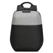 Batoh na notebook 15,6", NB008, černo-šedý z polyesteru/polyethylenu/nylonu, není snadné vykrást, DOPRODEJ