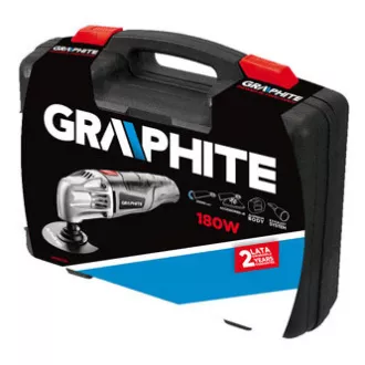 Víceúčelová bruska Graphite 59G020, elektrika (kabel), 230V, 180W, 20000osc./min, 2,8° Víceúčelová bruska Graphite 59G020, elektrika (kabel), 230V, 180W, 20000osc./min, 2,8°