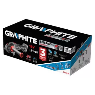 Úhlová bruska 58G026, aku, 18V, Li-Ion, Graphite Úhlová bruska 58G026, aku, 18V, Li-Ion, Graphite