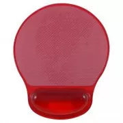 Logo Podložka pod myš gelová, červená, DOPRODEJ