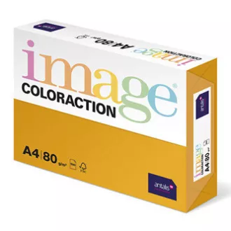Xerografický papír Coloraction, Venezia, A4, 80 g/m2, tmavě oranžový, 500 listů, vhodný pro inkoustový tisk Xerografický papír Coloraction, Venezia, A4, 80 g/m2, tmavě oranžový, 500 listů, vhodný pro inkoustový tisk