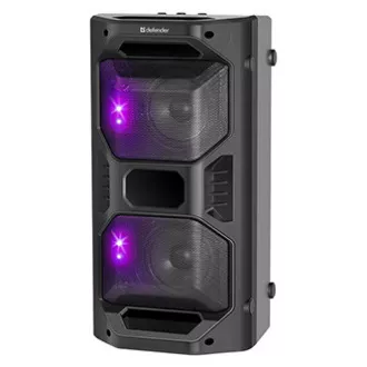 Defender reproduktor Rage, Li-Ion, 2.0, 50W, černý, regulace hlasitosti, LED podsvícení, BT 5.0, TWS, dálkové ovládání, 45Hz~22kHz Defender reproduktor Rage, Li-Ion, 2.0, 50W, černý, regulace hlasitosti, LED podsvícení, BT 5.0, TWS, dálkové ovládání, 45Hz~22kHz