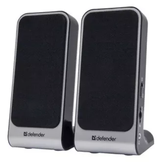 Defender reproduktory SPK-225, 2.0, 4W, šedé, regulace hlasitosti, magneticky stíněné pouzdro, konektor pro sluchátka, 200Hz~18kHz Defender reproduktory SPK-225, 2.0, 4W, šedé, regulace hlasitosti, magneticky stíněné pouzdro, konektor pro sluchátka, 200Hz~18kHz