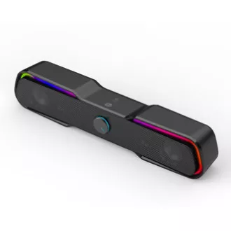 HP Soundbar DHE-6002, 2.0, 6W, černý, podsvícený HP Soundbar DHE-6002, 2.0, 6W, černý, podsvícený